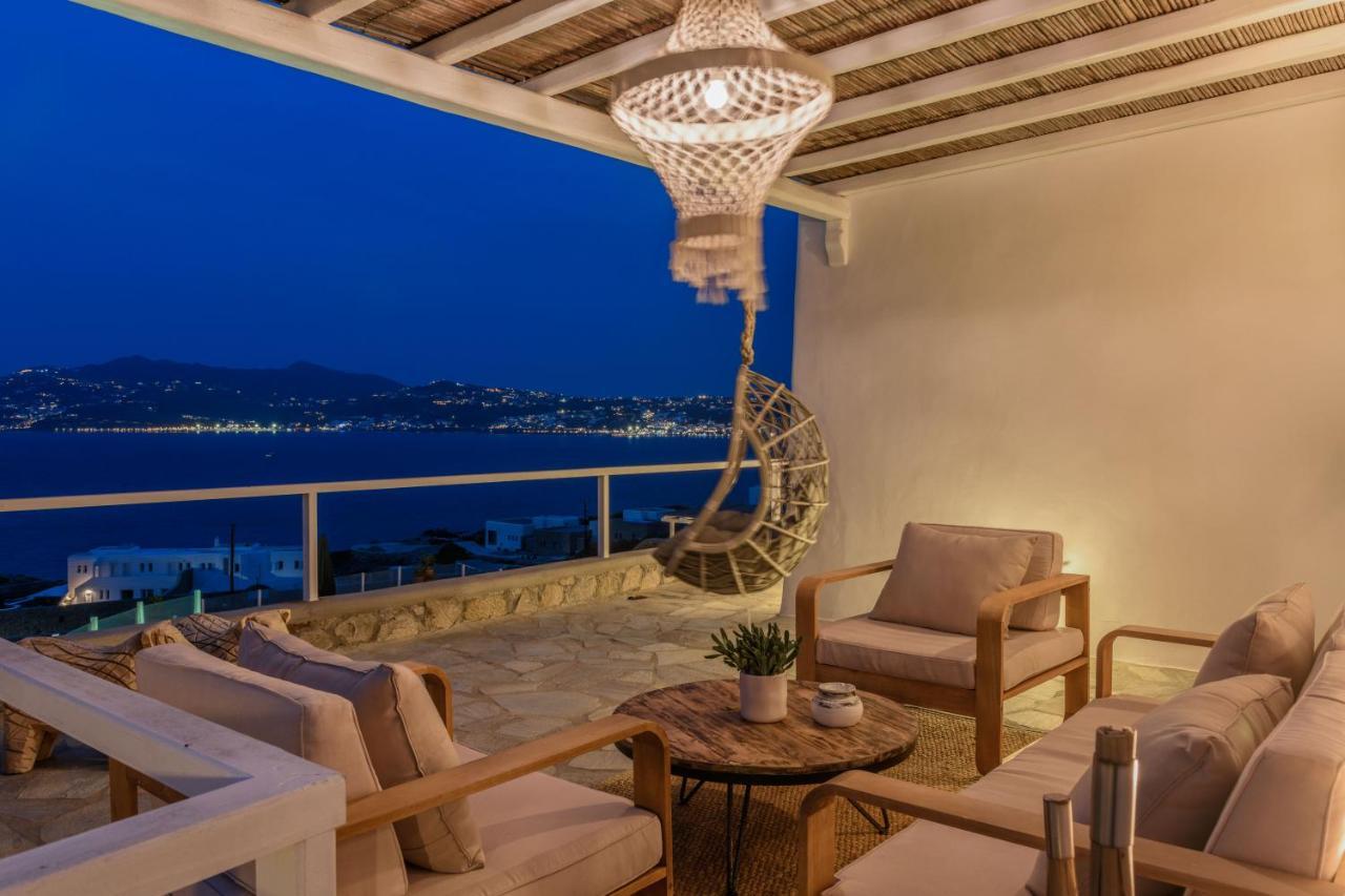 Cosset Villa Bohochic Sea&Harbourview And Sunset By One-Villas Орнос Экстерьер фото