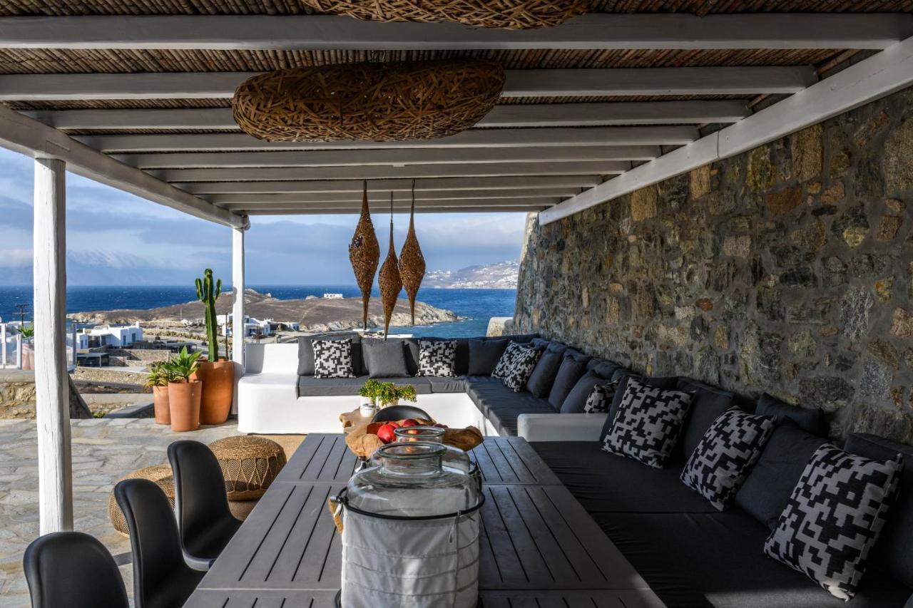 Cosset Villa Bohochic Sea&Harbourview And Sunset By One-Villas Орнос Экстерьер фото