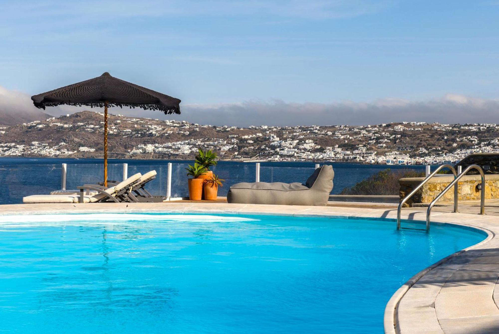 Cosset Villa Bohochic Sea&Harbourview And Sunset By One-Villas Орнос Экстерьер фото